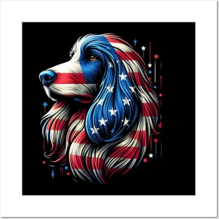 Afghan Hound FLAG USA Funny Dog Lover Funny Posters and Art